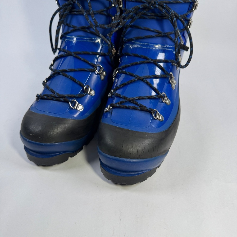 Asolo AFS Evoluzione Blue Plastic Mountaineering Boots Mens 10.5 Made in Italy - Picture 6 of 16